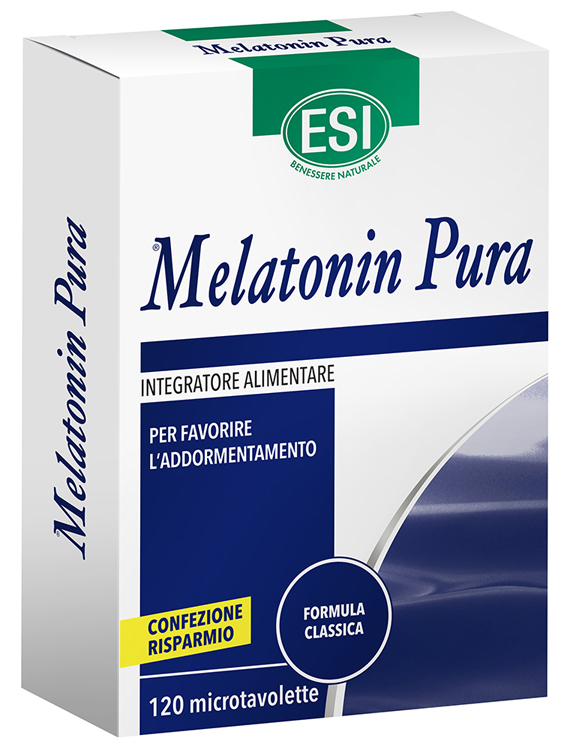 ESI MELATONIN PURA 120 MICROTAVOLETTE - Farmacia-flash.it