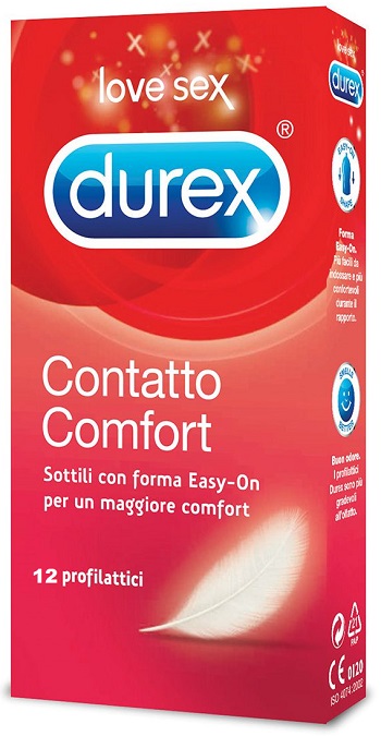 PROFILATTICO DUREX CONTATTO COMFORT 12 PEZZI - Farmacia-flash.it
