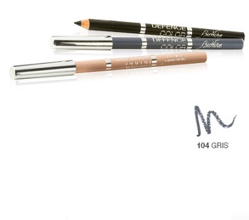 DEFENCE COLOR BIONIKE MATITA OCCHI KOHL & KAJAL 104 GRIS - Farmacia-flash.it