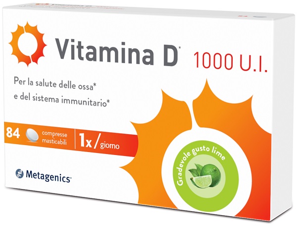 VITAMINA D 1000 UI 84 COMPRESSE MASTICABILI - Farmacia-flash.it