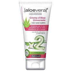ALOEVERA2 CREMA D'ALOE UNIVERSALE VISO MANI E CORPO 75 ML - Farmacia-flash.it