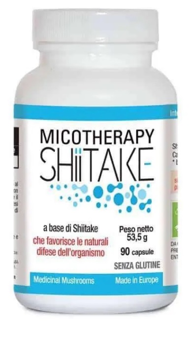 MICOTHERAPY SHIITAKE 90 CAPSULE FLACONE 53,50 G - Farmacia-flash.it