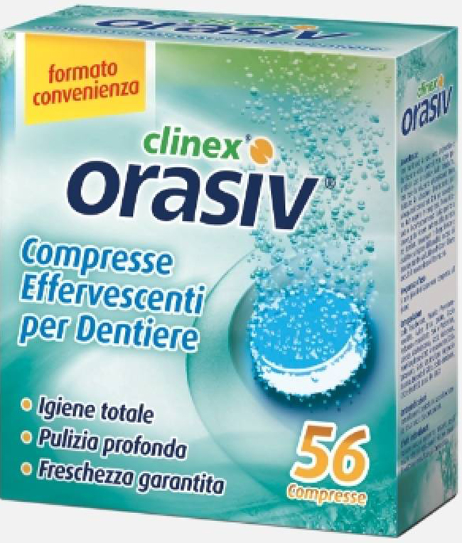 ORASIV CLINEX 56 COMPRESSE EFFERVESCENTI - Farmacia-flash.it