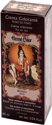 HENNE NUANCE BRUNO CREMA HENNE COLOR CREMA COLORANTE PRONTA ALL'USO - Farmacia-flash.it