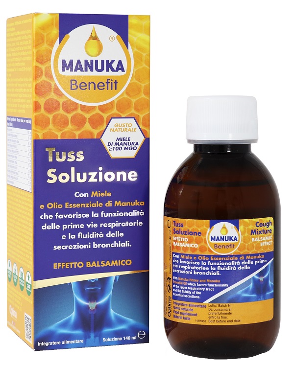 MANUKA BENEFIT TUSS SOLUZIONE 140 ML - Farmacia-flash.it