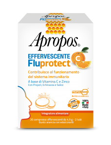 APROPOS FLUPROTECT EFFERVESCENTE C 20 COMPRESSE - Farmacia-flash.it