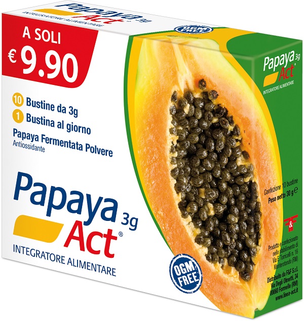 PAPAYA ACT 10 BUSTINE 3 G OFP - Farmacia-flash.it