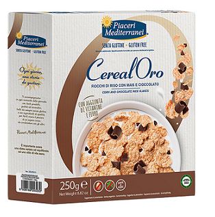 PIACERI MEDITERRANEI CEREALORO FIOCCHI RISO MAIS E CIOCCOLATO 250 G - Farmacia-flash.it