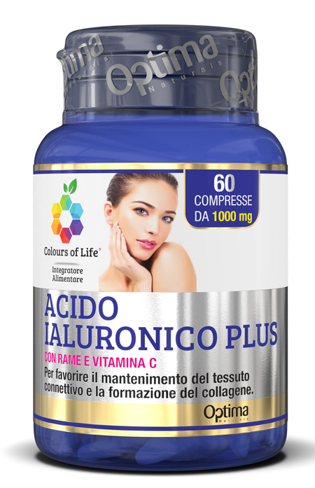 COLOURS OF LIFE ACIDO IALURONICO PLUS 60 COMPRESSE 1000 MG - Farmacia-flash.it