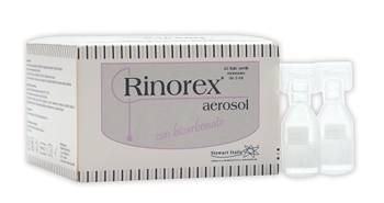 FIALA PER AEROSOL RINOREX BICARBONATO 3 ML 25 PEZZI - Farmacia-flash.it