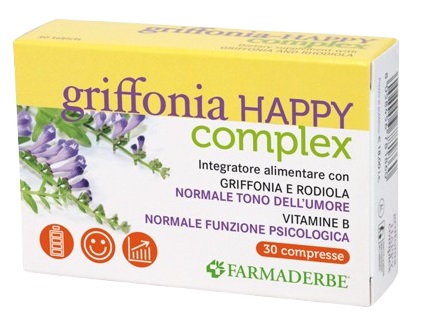 GRIFFONIA HAPPY COMPLEX 30 COMPRESSE - Farmacia-flash.it