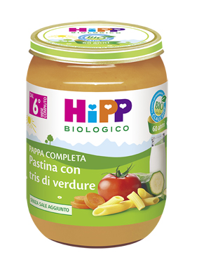 HIPP BIO HIPP BIO PAPPA PRONTA PAST TRIS DI VERDURE 190 G - Farmacia-flash.it