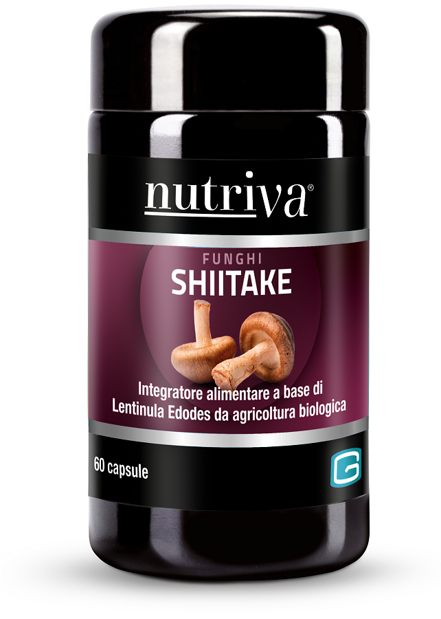 NUTRIVA SHITAKE 60 VEGICAPSULE - Farmacia-flash.it