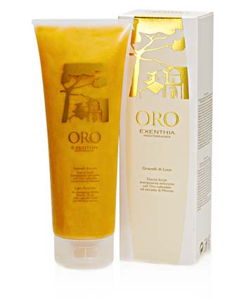 EXENTHIA MEDITERRANEA ORO GRANELLI DI LUCE DOCCIA SCRUB 250 ML - Farmacia-flash.it