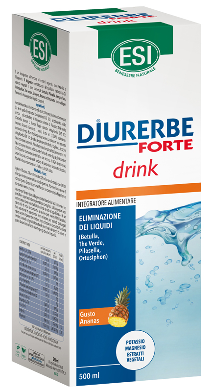 ESI DIURERBE FORTE DRINK ANANAS 500 ML - Farmacia-flash.it