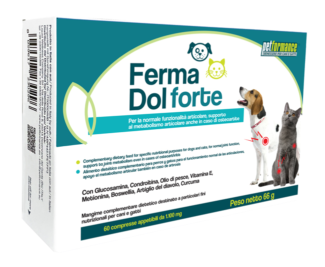 PETFORMANCE FERMA DOL FORTE 60 COMPRESSE - Farmacia-flash.it