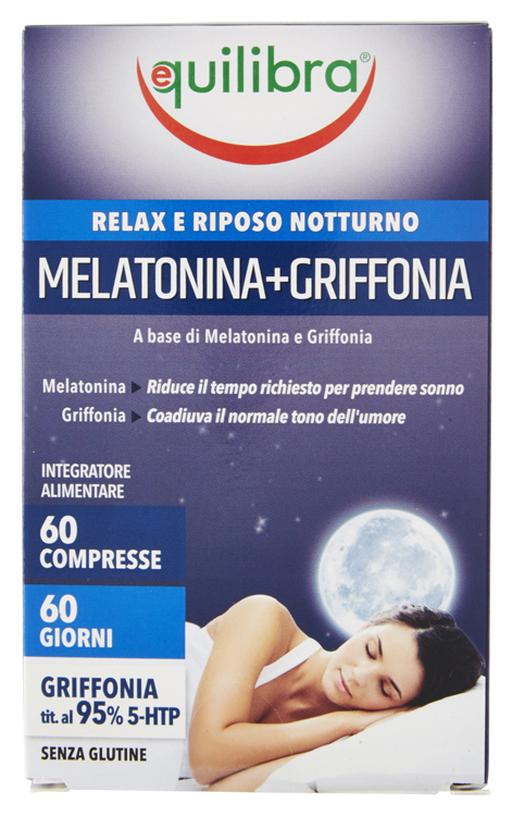 MELATONINA + GRIFFONIA 60 COMPRESSE - Farmacia-flash.it