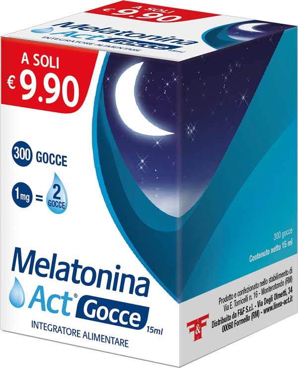 MELATONINA ACT GOCCE 15 ML - Farmacia-flash.it