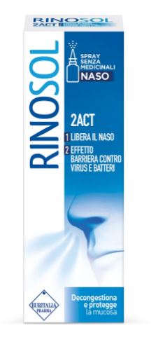 SPRAY NASALE RINOSOL 2ACT 15 ML - Farmacia-flash.it