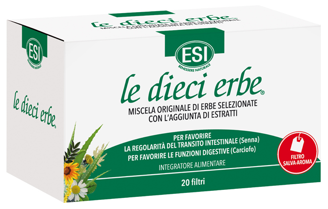 ESI LE DIECI ERBE TISANA 20 FILTRI - Farmacia-flash.it