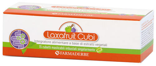 LAXAFRUIT 15 CUBETTI MASTICABILI 150 G - Farmacia-flash.it
