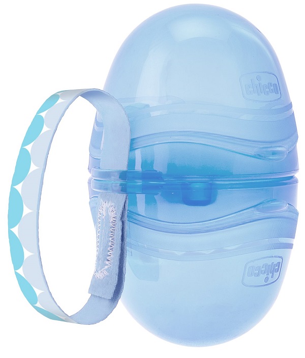 CHICCO PORTASUCCHIETTO DOPPIO BLU 1 PEZZO - Farmacia-flash.it