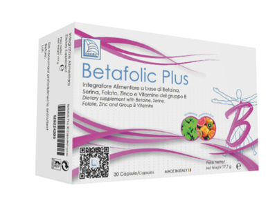 BETAFOLIC PLUS 30 CAPSULE ASTUCCIO 18,6 G - Farmacia-flash.it