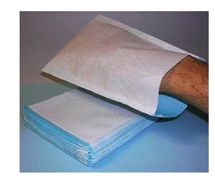 MANOPOLA IMPERMEABILE NON SAPONATA COLORE AZZURRO 100 PEZZI - Farmacia-flash.it