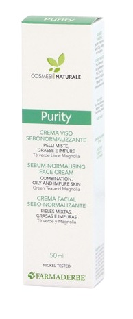 PURITY CREMA VISO SEBONORMALIZZANTE 50 ML - Farmacia-flash.it