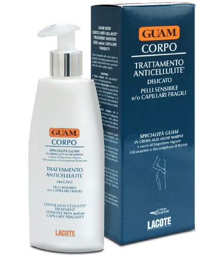 GUAM CREMA CORPO TRATTAMENTO ANTICELLULITE DELICATO PER PELLI SENSIBILI E O CAPILLARI FRAGILI 200 ML - Farmacia-flash.it