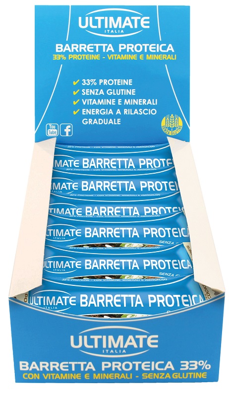 ULTIMATE BARRETTA PROTEICA GUSTO VANIGLIA E COOKIES 24 PEZZI - Farmacia-flash.it