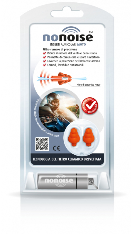 NONOISE MOTO INSERTO AURICOLARE 2 TAPPI - Farmacia-flash.it