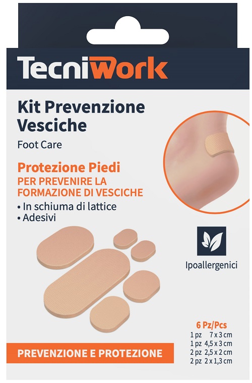 KIT PREVENZIONE VESCICHE 6 PEZZI - Farmacia-flash.it