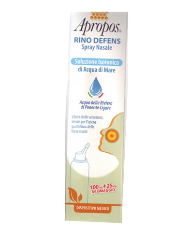 APROPOS RINO DEFENS SOLUZIONE ISOTONICA 125 ML - Farmacia-flash.it
