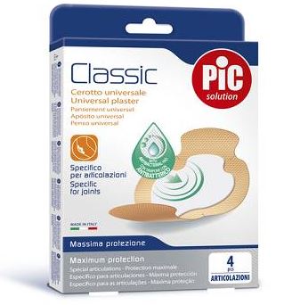 CEROTTO PIC CLASSIC ARTICOLAZIONI ANTIBATTERICO 4 PEZZI - Farmacia-flash.it