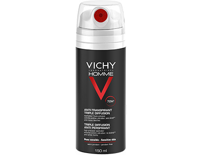 VICHY HOMME DEO AEROSOL 72H 150 ML - Farmacia-flash.it