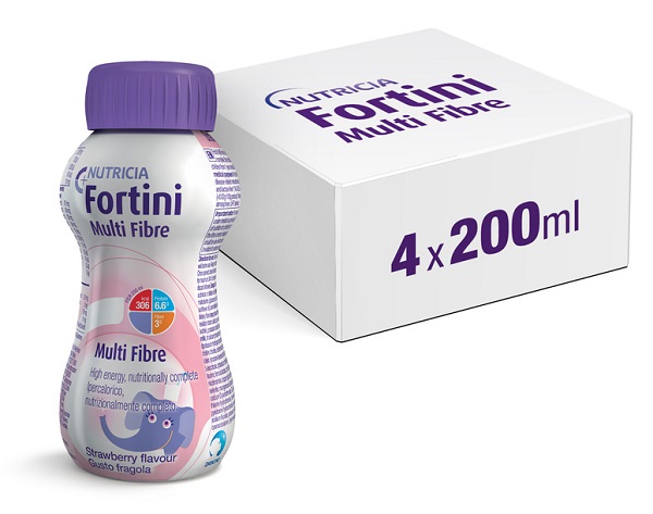 FORTINI MULTI FIBRE GUSTO FRAGOLA 200 ML - Farmacia-flash.it