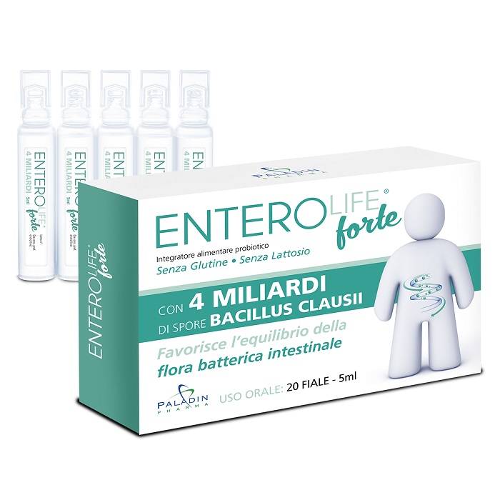 ENTEROLIFE FORTE 4 MILIARDI 20 FIALE DA 5 ML - Farmacia-flash.it