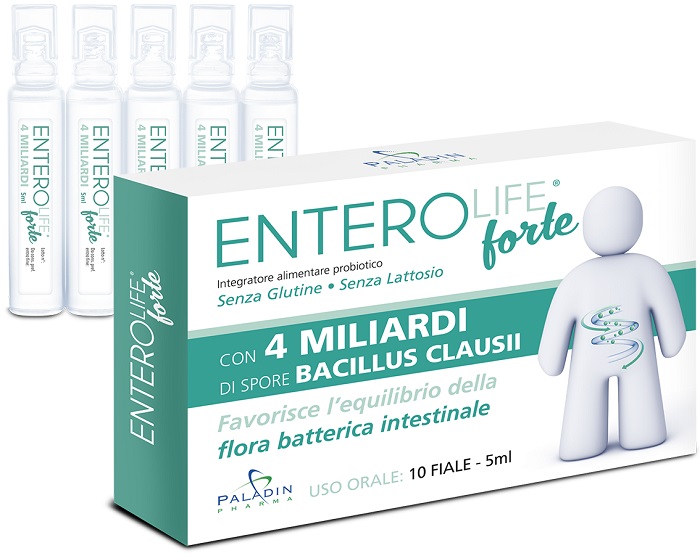ENTEROLIFE FORTE 4 MILIARDI 10 FIALE DA 5 ML - Farmacia-flash.it