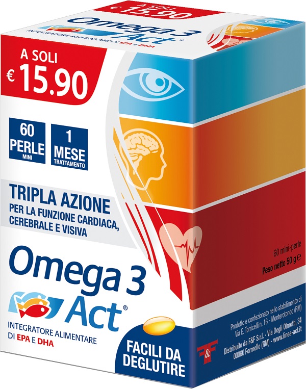 OMEGA 3 ACT 60 PERLE 540 MG - Farmacia-flash.it