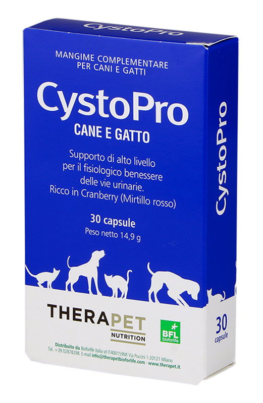 CYSTOPRO THERAPET 30 CAPSULE - Farmacia-flash.it