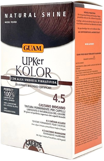 GUAM UPKER KOLOR TINTA CAPELLI CASTANO MOGANO 4.5 IDF - Farmacia-flash.it