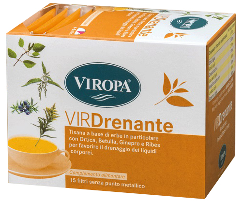 VIROPA DRENANTE TISANA 15 BUSTINE - Farmacia-flash.it