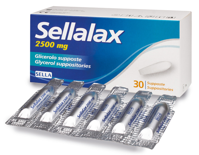 SELLALAX 2500MG SUPPOSTE GLICEROLO 30 PEZZI - Farmacia-flash.it