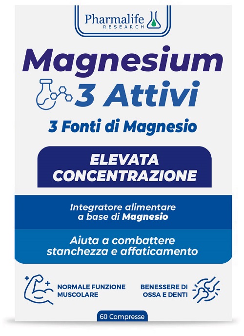 MAGNESIUM 3 ATTIVI 60 COMPRESSE - Farmacia-flash.it