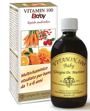 VITAMIN 100 BABY LIQUIDO ANALCOLICO 500 ML - Farmacia-flash.it