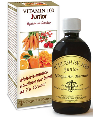 VITAMIN 100 JUNIOR LIQUIDO ANALCOLICO 500 ML - Farmacia-flash.it