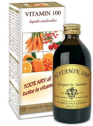 VITAMIN 100 LIQUIDO ANALCOLICO 200 ML - Farmacia-flash.it