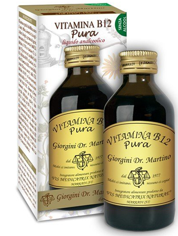 VITAMINA B12 PURA 100 ML LIQUIDO ANALCOLICO - Farmacia-flash.it