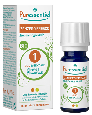PURESSENTIEL ZENZERO OLIO ESSENZIALE BIO 5 ML - Farmacia-flash.it